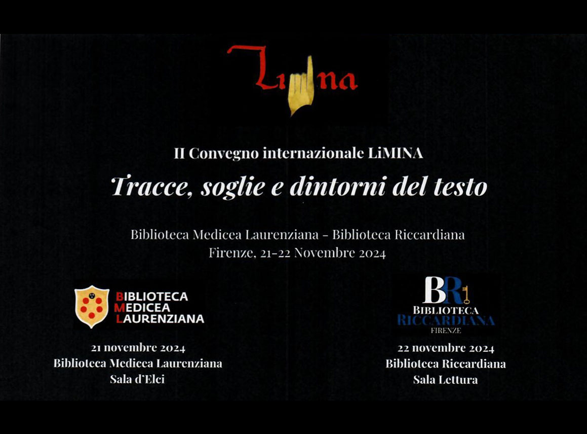 International Conference LiMINA traces, memories, reaction to “marginalisation”